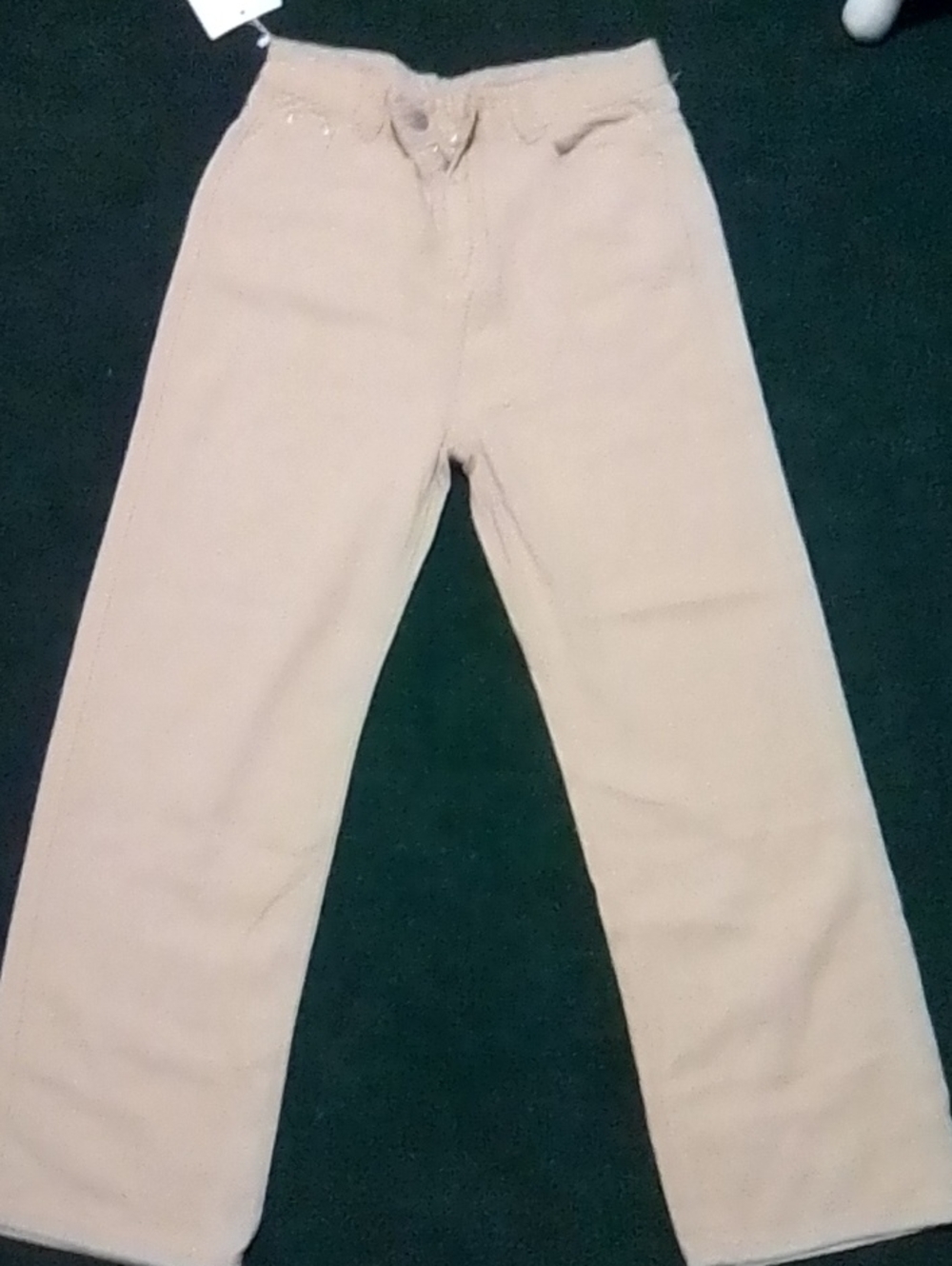 Straight-Leg Women's Jeans in Beige - Neutral Everyday Style